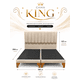 thumbnail image 5 of Cama King Lineal Beige en Lino Sin Colchón, 5 of 5