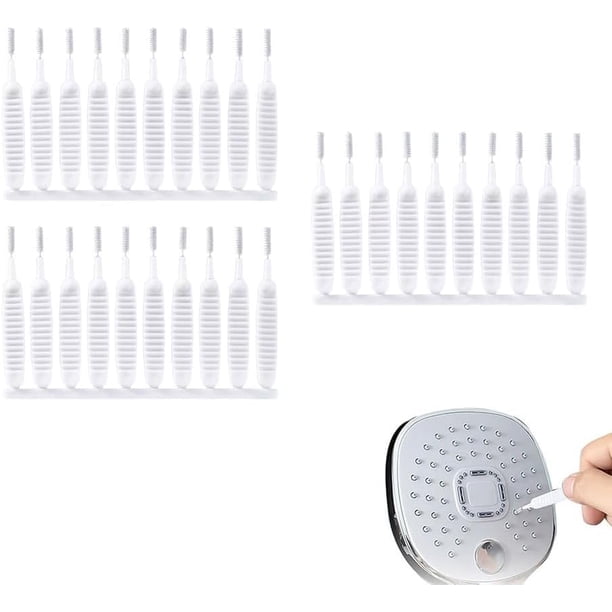 Cepillo limpieza ducha antical para agujeros pequeños set limpiador baño multiuso