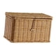 thumbnail image 1 of Canasta de almacenamiento con tapa Organizador doméstico de almacenamiento Rectangular para la mesa de la sala de estar Pantelera de baño de cocina de 24CMX14CMX14CM, 1 of 5