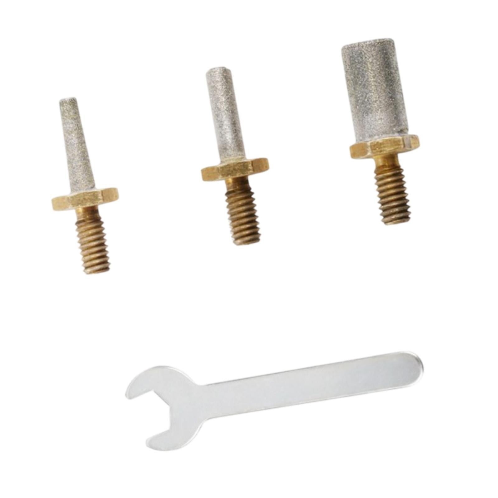 Bothyi - Cabeza De Broca De Molinillo De Diamante De Vidrio Resistente Con Llave Para La Perforación De Vidrio De Colores