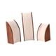 thumbnail image 1 of 3x soporte para presentación de joyería, organizador de joyas, regalo para mujeres, accesorios de fotografía de madera de escritorio para vendedores, Curvo, 1 of 5