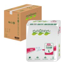 Nateen - Pañal Adulto Combi Plus L - 80 Unidades