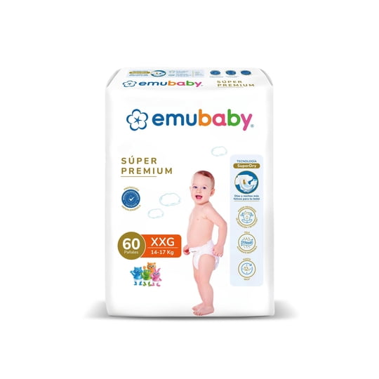 Pañales Emubaby Súper Premium Xxg