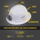 thumbnail image 3 of Hard Hat Klein Tools, sin ventilación, estilo ala completa, acolchado, 3 of 8