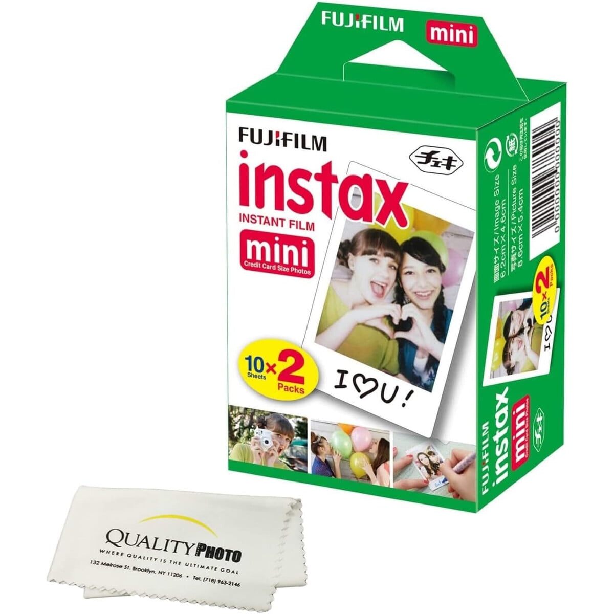 Papel Fotografico Fujifilm Instax Mini Blanco 2 Pack Iso 800