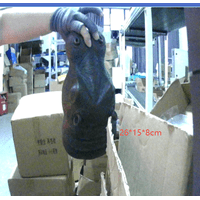 Magideal - Cabeza De Hipopótamo Flotante De Resina, Señuelo, Adornos Artísticos, Escultura, Estatua De Animales Creativos Para Jardín Trasero, Piscina, Juguetes , Boca Cerrada