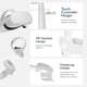 thumbnail image 4 of Soporte de casco VR para Quest 2 - Estación de acoplamiento de pantalla de controlador táctil, para Quest 2/Quest/Rift/Rift S/Samsung Odyssey/Valve Index/HTC Vive -Blanco, 4 of 8