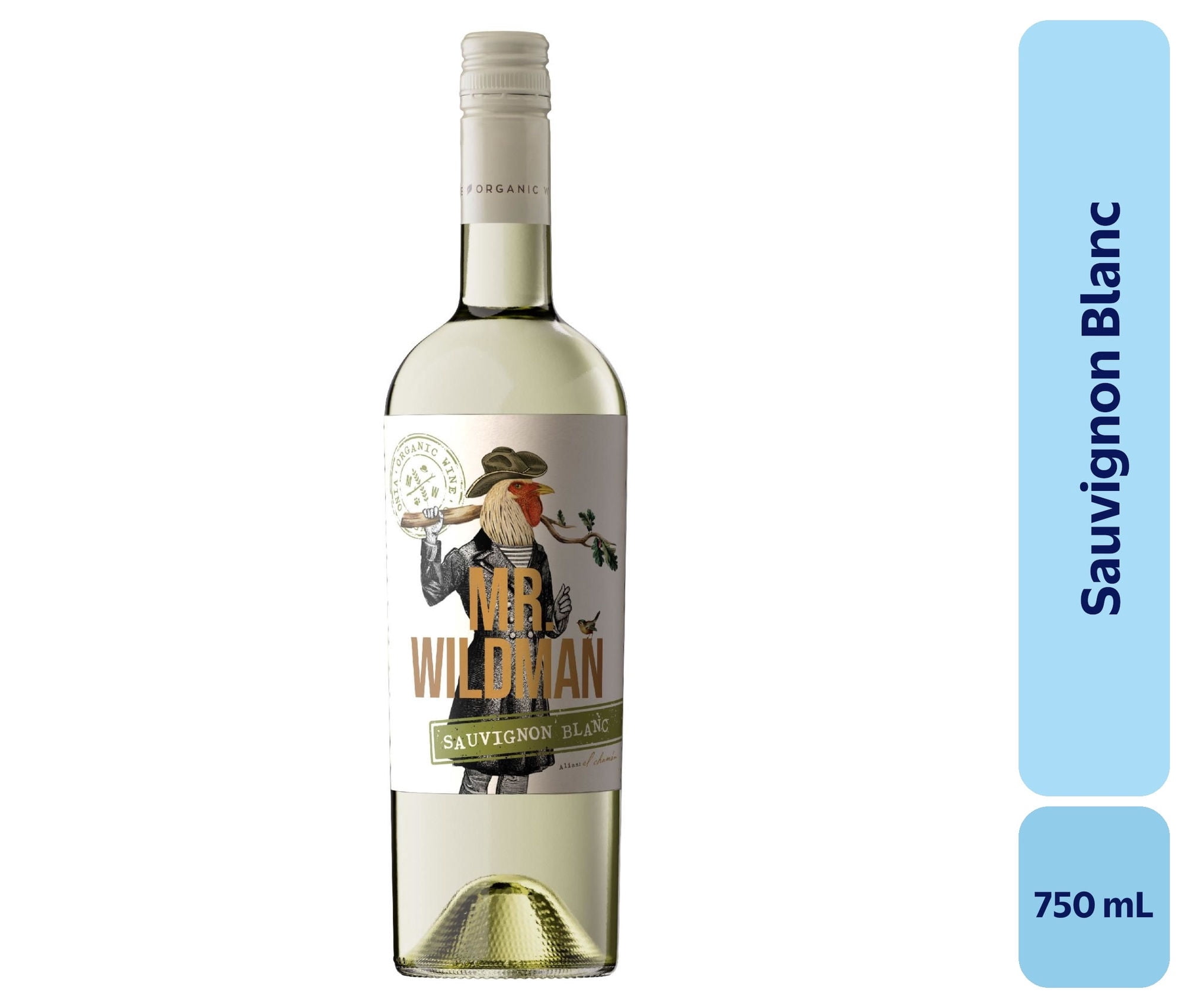 Vino Sauvignon Blanc Botella 750 mL Mr. Wildman