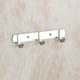 thumbnail image 1 of 1pc Wall Mounted Stainless Steel Hook Rack,No Punching Sturdy Hooks Rack For Bathroom ,Kitchen,Door,Wall,Rectangle Hooks Rack With Sticker, 1 of 4