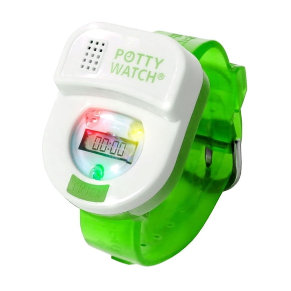 Reloj Potty POTTY TIME para Niños - Temporizador de Entrenamiento con Música - Verde