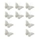 thumbnail image 1 of 10x Decoraciones De Mariposas 3D Calcomanías De Pared De Plumas Para Dormitorio Hogar Restaurante 4,5 Cm, 1 of 5