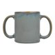 thumbnail image 1 of Taza de cerámica con doble asa HealthGoodsIn, 350 ml, gris premium, 1 of 6