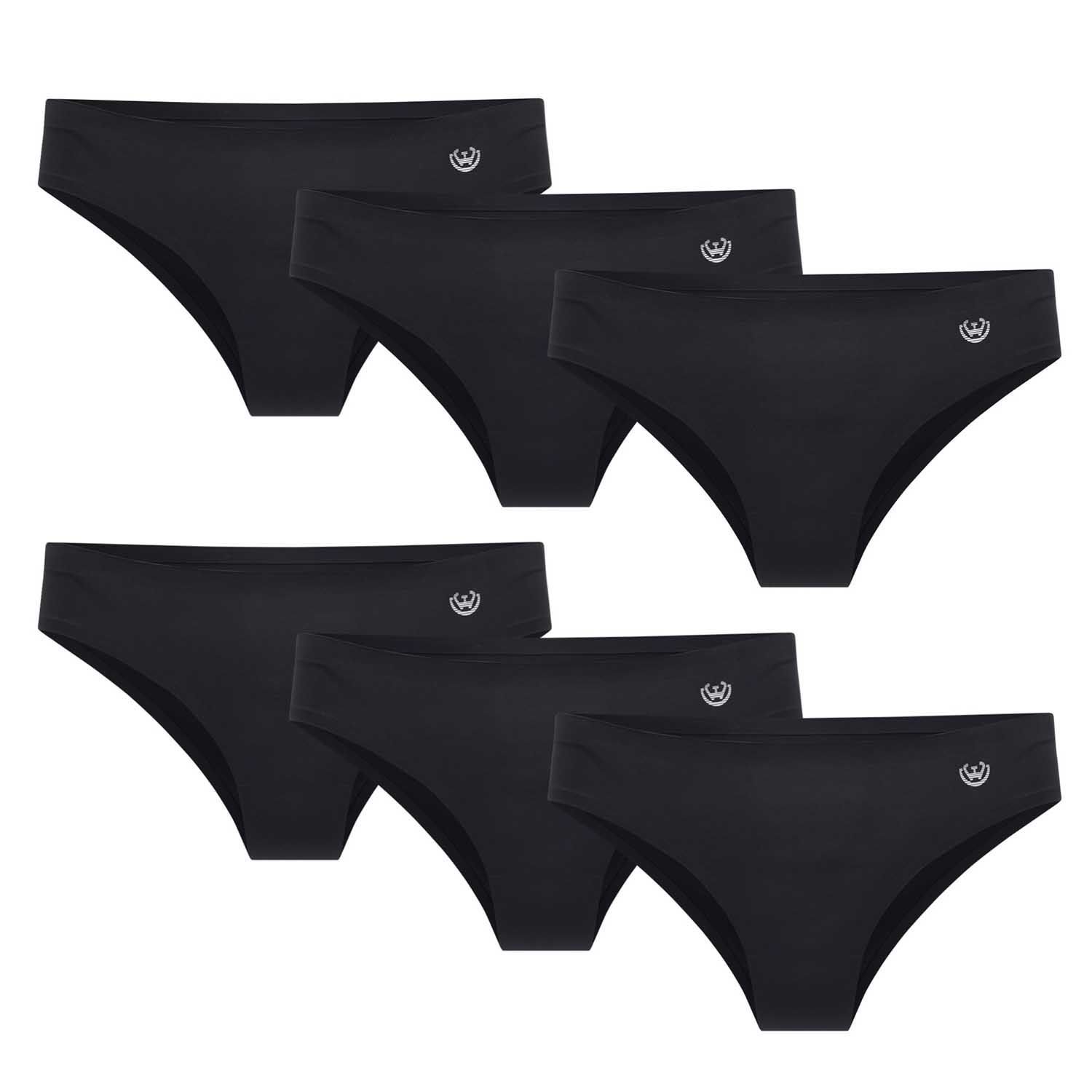 Giovacchino - Pack De 6 Calzones Bikini Microfibra Corte Laser Mujer