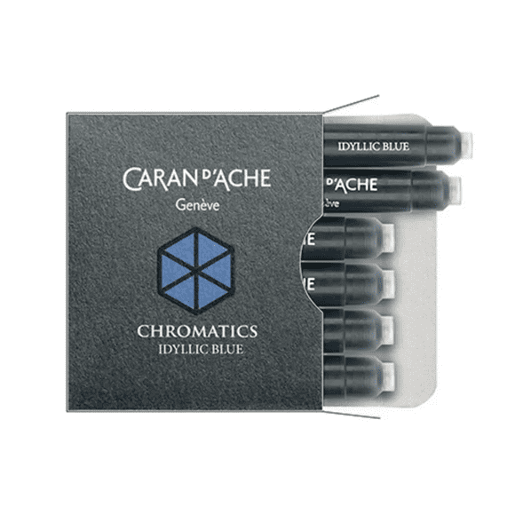 Cartucho de Tinta Caran d Ache Idyllic Blue 6 Unidades