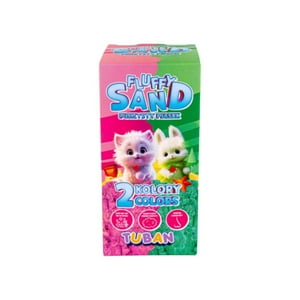Set De Arena Fluffy Tuban - Rosa Y Verde