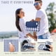 thumbnail image 4 of Gran manta de picnic, almohadilla de picnic impermeable, a prueba de arena, camping en playa al aire libre, adecuada para 1 - 4 adultos, 145 x 200 cm, 4 of 7