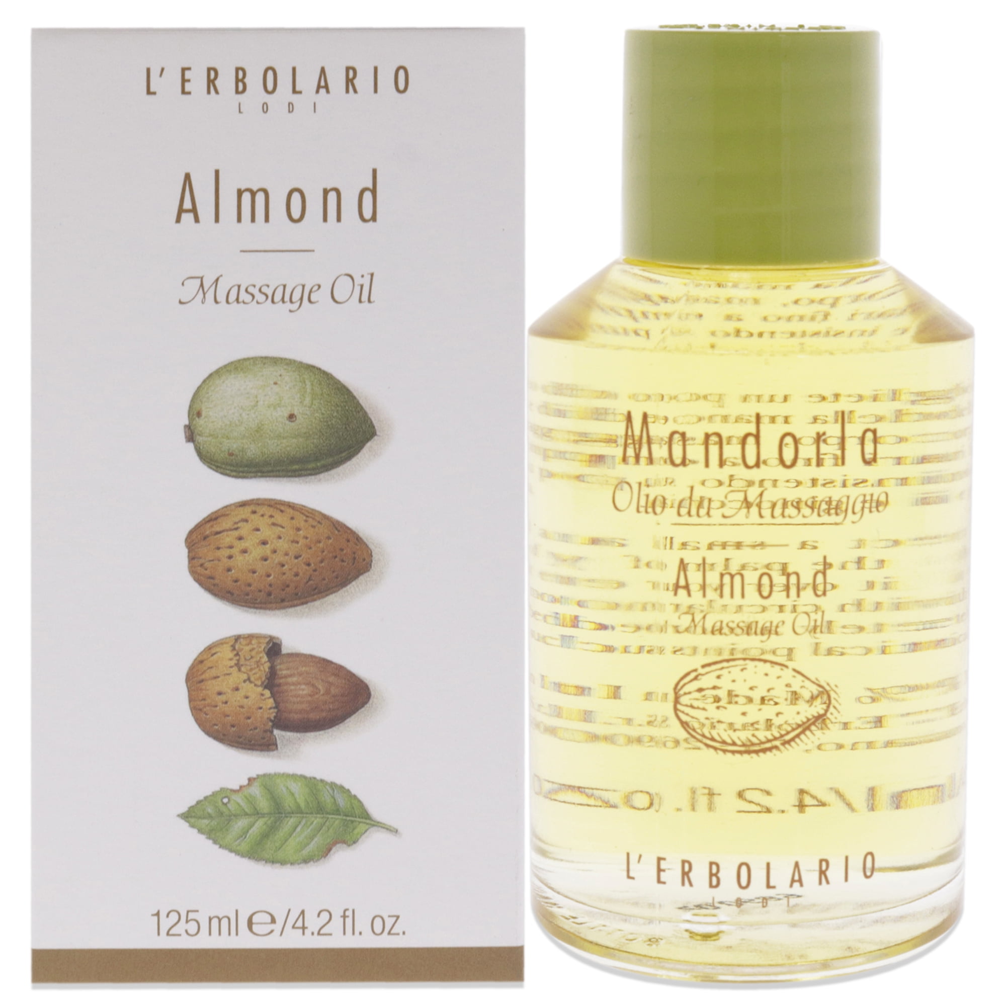 Aceite De Masaje Lerbolario Almendra 125ml Unisex