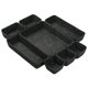 thumbnail image 4 of Organizador De Cajones De Fieltro, Bandeja, Contenedor De Almacenamiento Sencillo Para Cocina, Hogar, Despensa, Gris Oscuro, 4 of 5