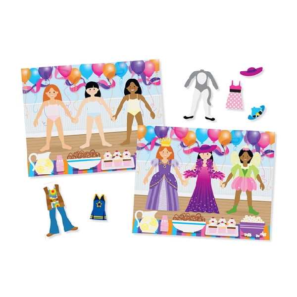 Melissa & Doug - Pad Stickers Reutilizables - Ropa