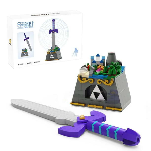 388pcs Sword Building Kit, Micro Building Blocks Set, Unique Decorations And Building Toys Gifts For Boys Kids Ages 6-12 Years Old