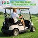 thumbnail image 2 of Espejo retrovisor para carrito de golf, 10L, universal, 16,5 cm, gran angular, 2 of 7