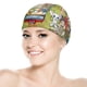 thumbnail image 5 of Monstruo digital Gorro de Natación de Licra, Gorro de Baño de Tela Cómoda, Gorro Elástico Antideslizante para Hombres, Mujeres y Niños, 5 of 6