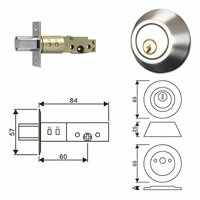 Genérico - Cerradura Chapa De Seguridad Para Puertas