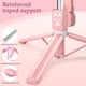 thumbnail image 4 of Trípode palo selfie Mouzakon 30-170 cm rosa con Bluetooth, 4 of 7