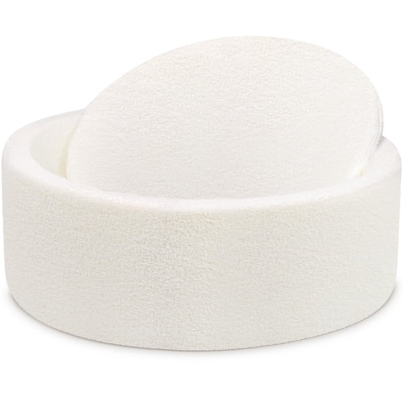 Piscina de Pelotas SIUUHOVS 90 cm Cerca de Juego Suave Blanca (Sin Pelotas)