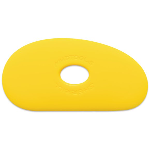 Rib de cerámica MudTools Shape 1 amarillo suave de polímero