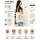 thumbnail image 4 of Totebag crea cruda personalizar, 4 of 4