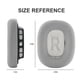 thumbnail image 5 of Almohadillas para AirPods Max Miruchertter de espuma viscoelástica, color plata, 5 of 7