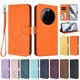 thumbnail image 3 of Xiaomi 17 Ultra Funda Billetera con Estampado de Gato, Naranja, 3 of 6