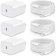 thumbnail image 1 of Cargador rápido de 20 W para iPhone 18, 17, 16 y 15 con cable de 6 pies, paquete de 3, 1 of 3