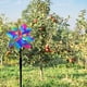thumbnail image 4 of Paquete de 10 molinos de viento reflectantes para patios y jardines, ahuyentan a pájaros y animales., 4 of 5