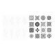 thumbnail image 5 of 24 Plantillas De Pintura Para Manualidades, Dise?o De Mandala De Pared, Con Hierba Silvestre., 5 of 5