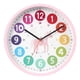thumbnail image 4 of Reloj De Pared De 10 "contando La Hora, Reloj De Enseñanza Para Sala De Juegos, Niños, Caballos, 4 of 5