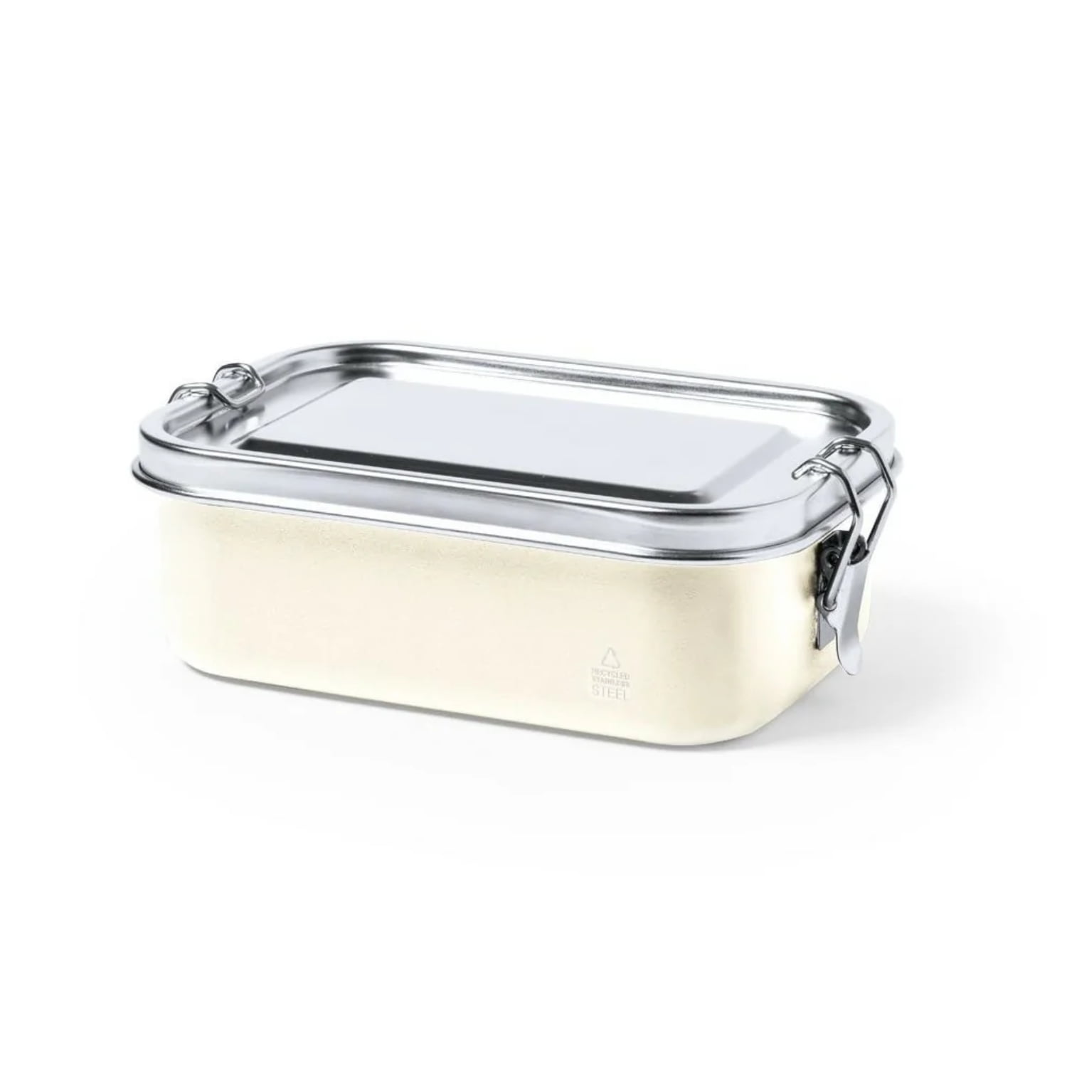 Importclick - Contenedor Tupper Hermético Acero Inox. Beige Shonka 750 Ml