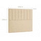 thumbnail image 2 of Respaldo 1.5 Plazas Beige Tapizado Premium Felpa | Diseño Moderno LORE SPA, 2 of 2