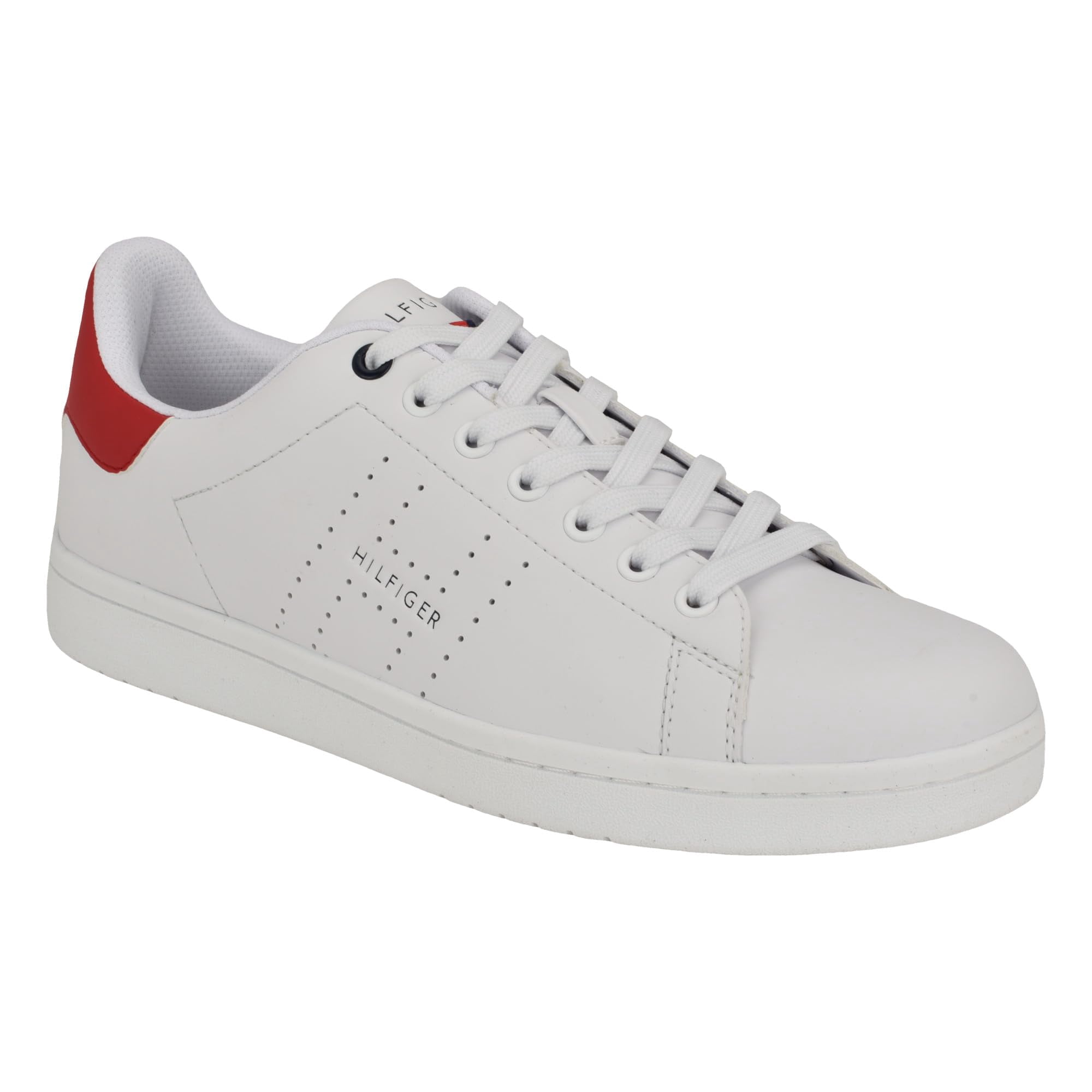 Zapatos Tommy Hilfiger Liston Blanco/rojo Para Hombre Talla 8 D (m)