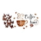 thumbnail image 1 of Pegatinas de Pared con Forma de Taza de Café Y Mariposas Tridimensionales, Decoración de Fondo de PVC, Papel Tapiz para Oficina, Sala de Juegos, Venta, 1 of 5