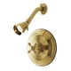 thumbnail image 1 of Grifo de ducha Kingston Brass Metropolitan Brushed Brass, 1 of 8