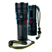 Genérico - Linterna Táctica De Mano 2.000 Lm Largo Alcance Con Zoom