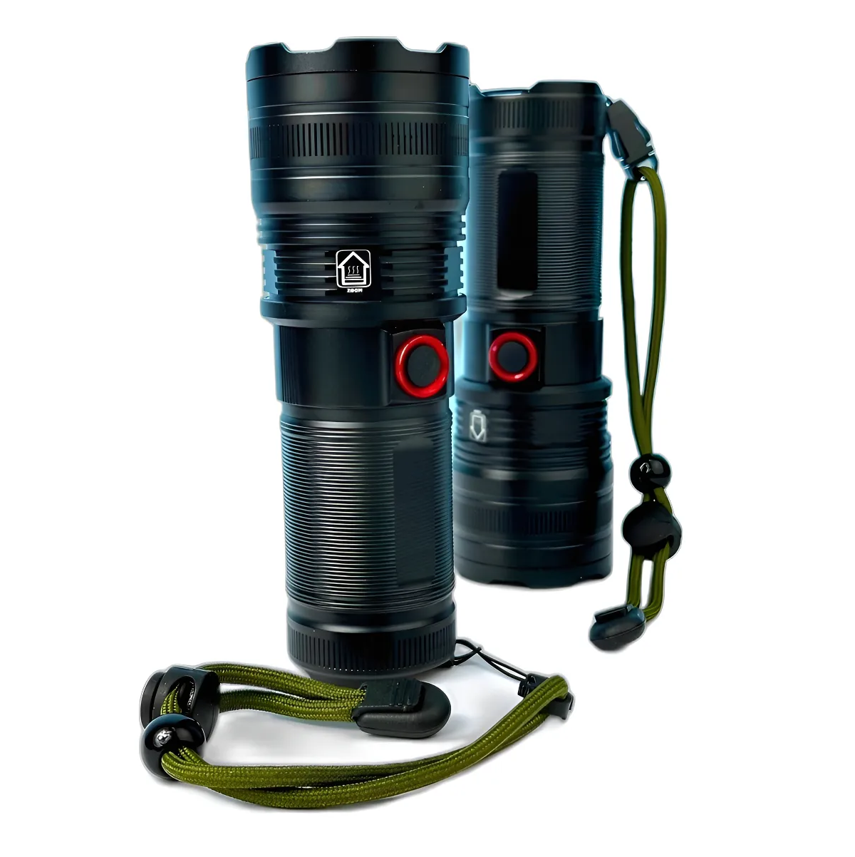 Genérico - Linterna Táctica De Mano 2.000 Lm Largo Alcance Con Zoom