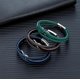 thumbnail image 3 of Pulsera de Cuero Infinito Black Silver Hombre Caballeros m1, 3 of 3