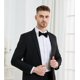 thumbnail image 2 of Corbata de moño PenSee Silk 98,5 cm negra autoajustable, 2 of 6