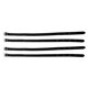 thumbnail image 1 of 4 piezas Thickened Weaved English Spurs Correas Horse Riding Equestrian, 1 of 6