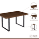 thumbnail image 3 of Comedor Industrial 140x90 Madera Oscura Walnut + 6 Sillas Tolix Negras, 3 of 8
