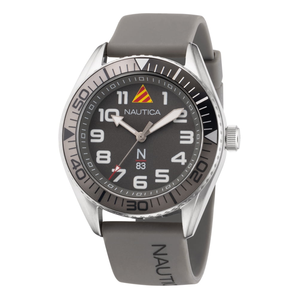 Nautica Men's Quartz Stainless Steel Strap, Silver, 22 Casual Watch (Model: NAPBFF106
