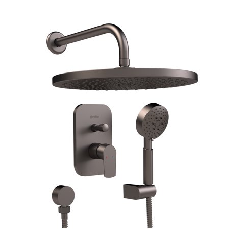 Stretto - Monomando Ducha Empotrado Filippo Con Plato E Inversor